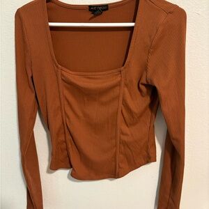 Love theory Women's Cinnamon Long Sleeve Blouse